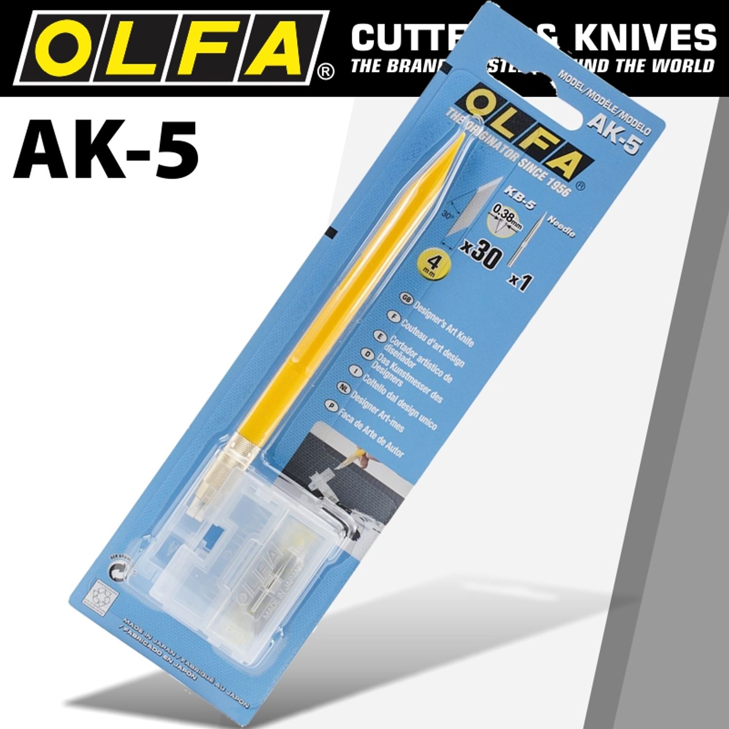 OLFA Art Knife Professional With Spare Blades Blister